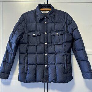 Tommy Hilfiger Women's Navy Down Quilted Puffer Jacket Size Small
